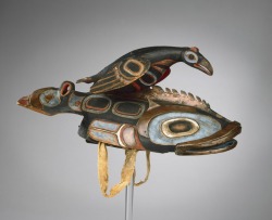 Crest Helmet, late 19th century, wood, copper,