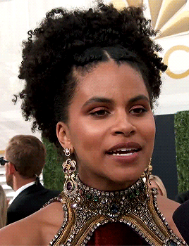letitiawrights:Zazie Beetz at the 2018 Emmys porn pictures