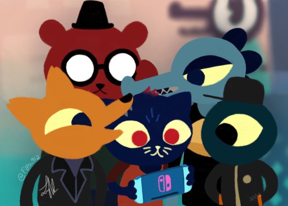 jacky-arts:  One of my favorite games of all time, Night in the Woods, came out on