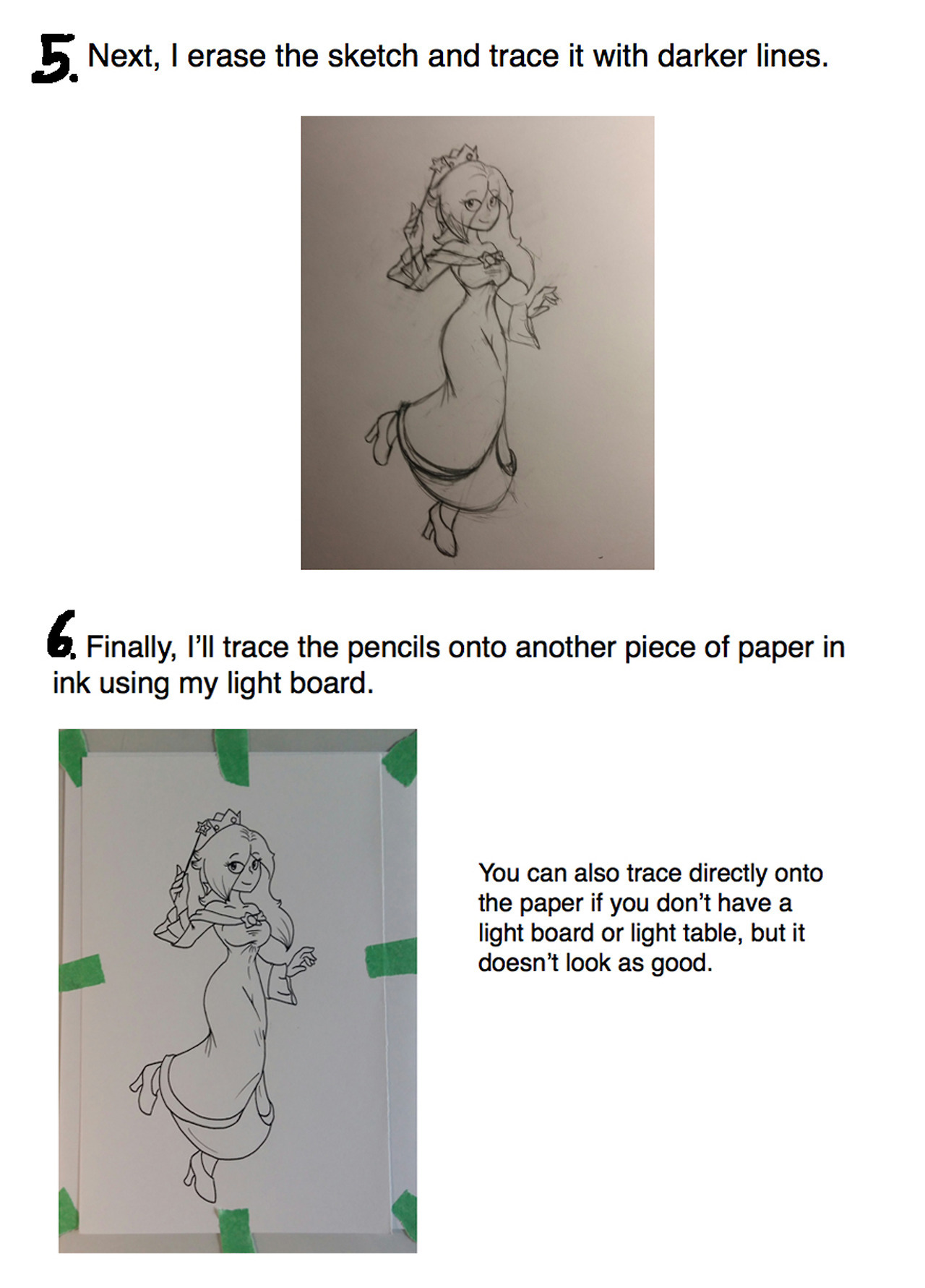 Here&rsquo;s a little tutorial I put together to explain my drawing process.