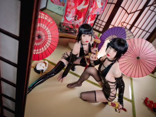 Porn spike-kun-cosplay:水淼aqua & 清水由乃SHUI photos