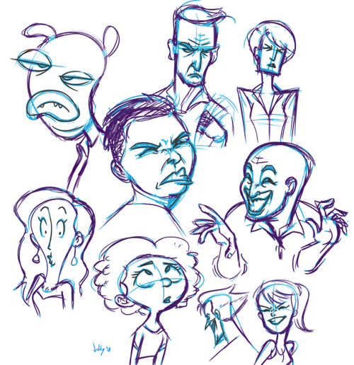 Sketch dump before I get ready for bed&hellip;in about 5 hours