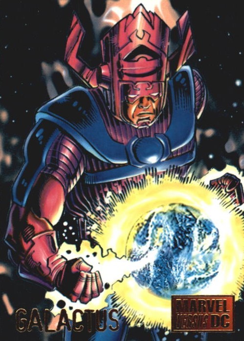 comicbooktradingcards:Marvel vs DC - Series 1 (1995)#32 Galactus