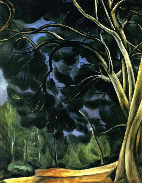 blastedheath:André Derain (French, 1880-1954), Troncs d’arbres, c.1912. Oil on canvas. Pushkin Museu