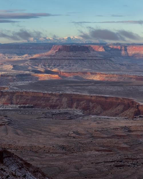 oneshotolive:  A dusting of snow at Canyonlands