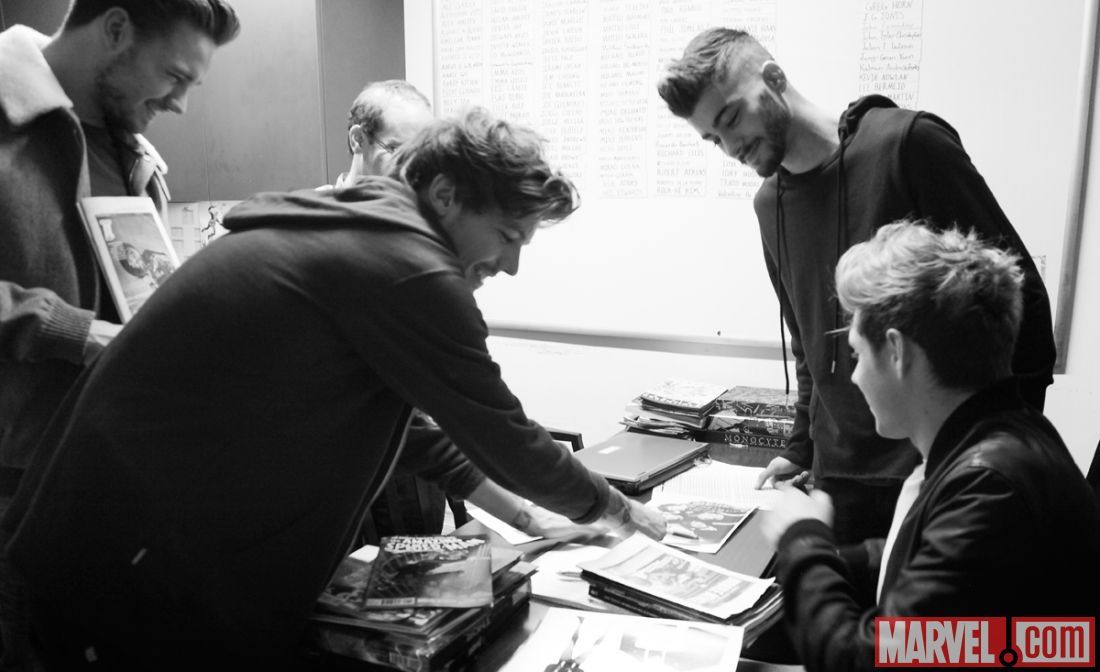 direct-news:  (New) The boys at the Comic Office. 05/12/13 