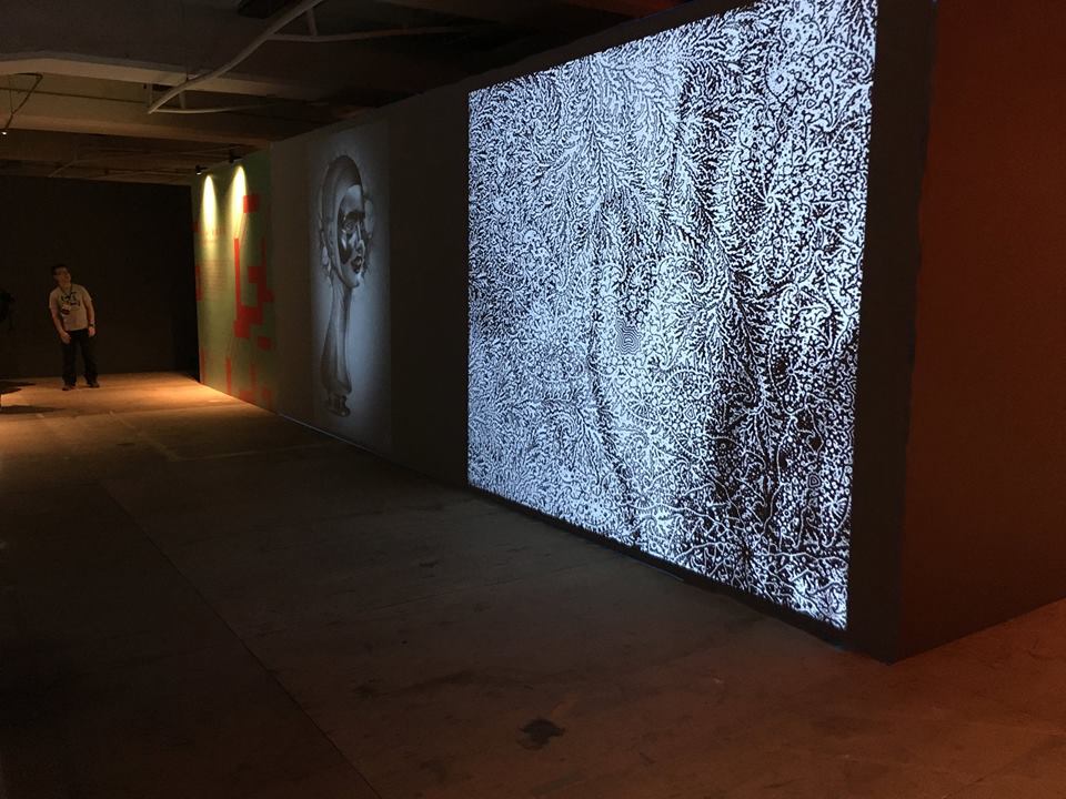 billtavis:  Here’s two of my gifs being shown alongside others at the Digital Art