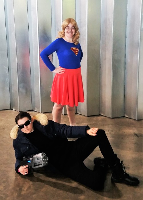 chesacakeripper:LFCC - 30th July 2016 - part 2 Captain Cold - Psyro Cosplay (Me!) Supergirl - @lupad