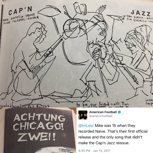 Zine/Compilation Actung Chicago! Zweil! from 1994 with a Cap'N Jazz song &ldquo;Naive&rdquo; that wa