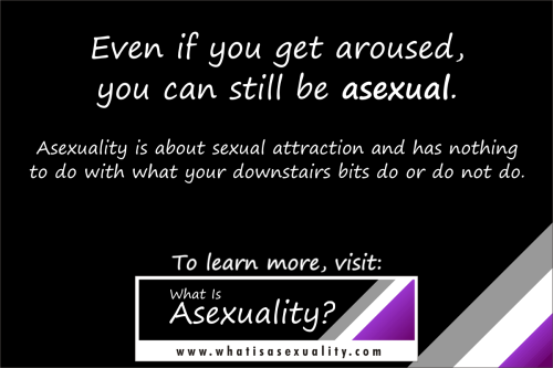 Even if you get aroused, you can still be asexual.To learn more, visit: www.whatisasexuality.