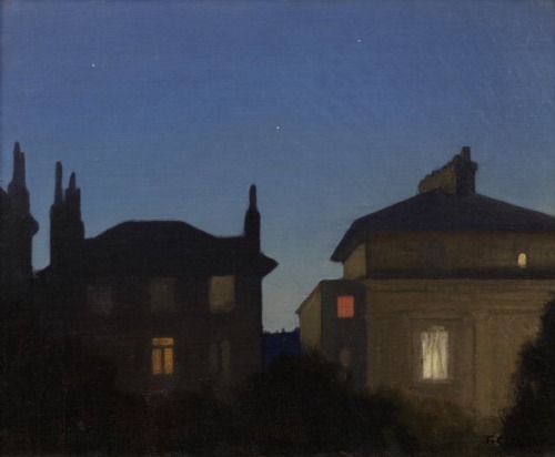 art-is-art-is-art: Summer Night, George Clausen