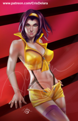 Exotication:  Faye Valentine By Crisdelaraart 