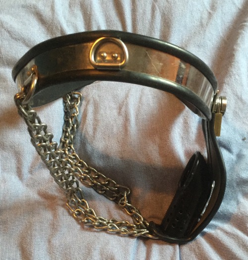 torturesadist:Now this is a collection of chastity devices. A few more small steel cock cages would really make this a great collection.