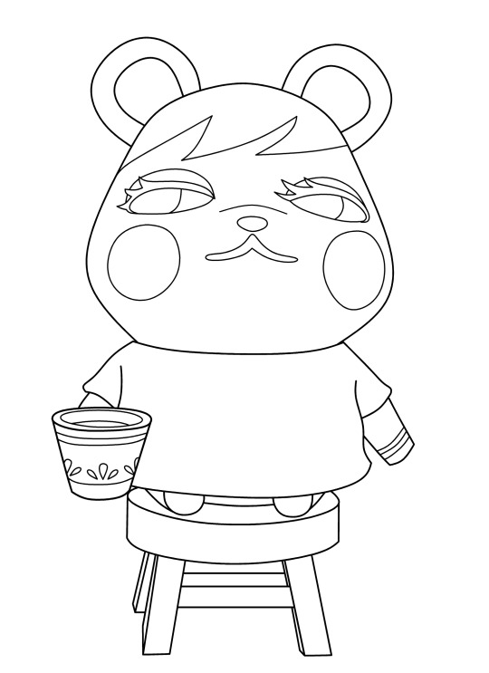 5200 Collections Animal Crossing Coloring Pages Raymond Best