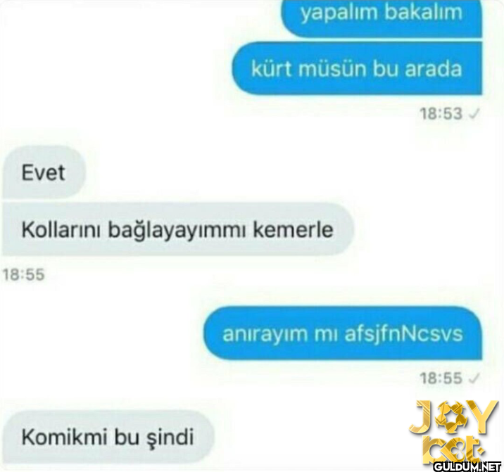 yapalım bakalım kürt müsün...