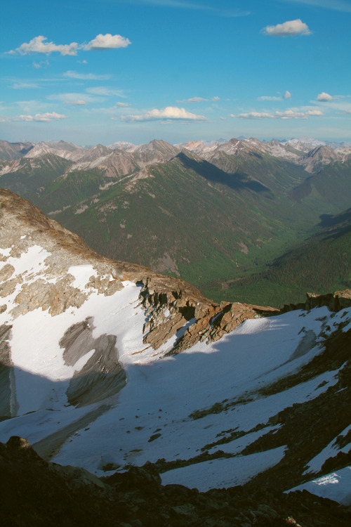 Exploring on mountain tops 