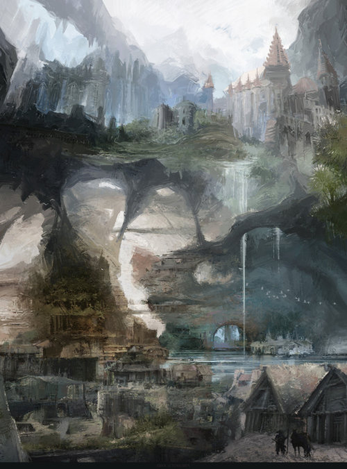 legendarylandscapes:  Forgotten Kingdom by art-of-altensleben 
