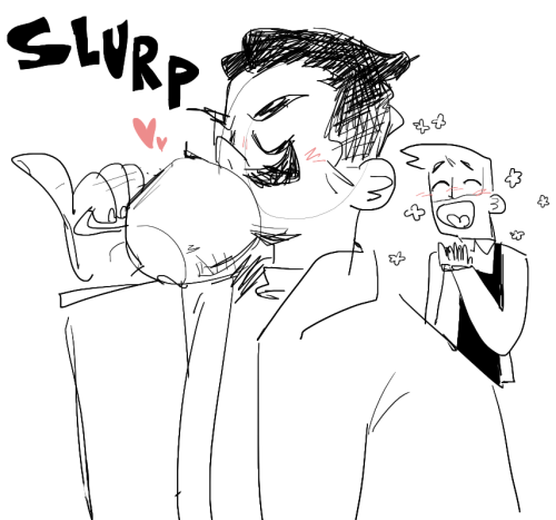 Robotnik Showing Us How To Drink Streamed Austrian Goat Milk Latte,,, Respectfully Lol