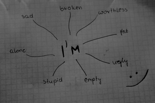 morphine-and-cigarettes:  sad black and white blog, I follow back similar 