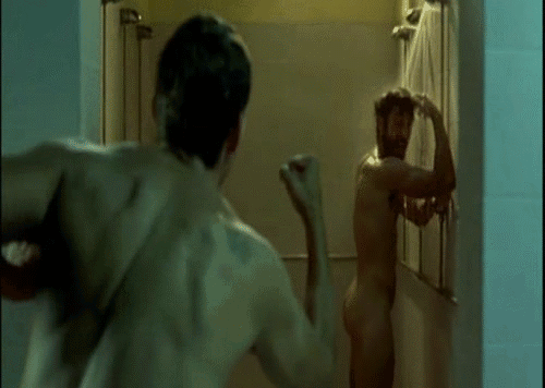 myprivatelockerroomblog:  famousmaleexposed:     Miguel Ángel Silvestre naked  in “La Distancia” Follow me for more Naked Male Celebs! http://famousmaleexposed.tumblr.com/   Another hot showers scene in movies. Great butt ad dick!