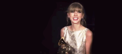 ialmostdo:Taylor after winning her grammy.