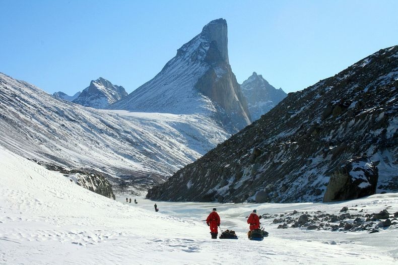 Mount Thor, Baffin Island, Canada This mountain in Auyuittuq National Park is one