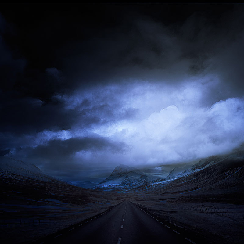 asylum-art:  Photographer Captures Roads In Desolate Landscapes Around The World