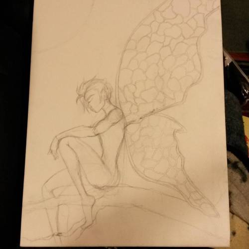 Sketch For My #frist #painting Ever Trying My Style On Canvas So Let's See How This Turns Out #art #artlife