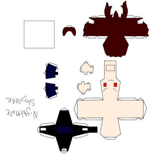 Paper Craft~! I Finally Made Things Again. I'm Sorry For Not Drawing Much Recently >~