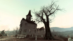 superstimpak:  psychoapocalypse:  Fallout 3 Landscapes Abandoned Church   