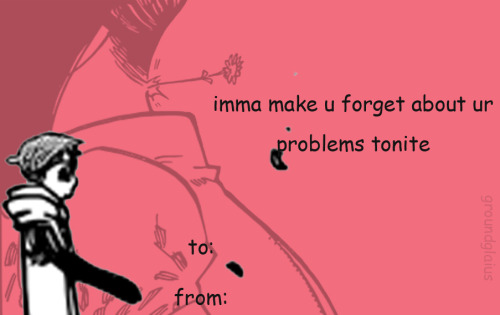 groundgladius:  some lame valentine cards to make everyone fall for you ;)