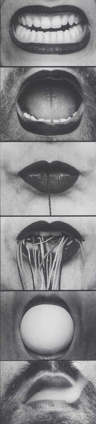 performativerelics:  Anna Maria Maiolino - In-Out (Antropophagy) (1973)