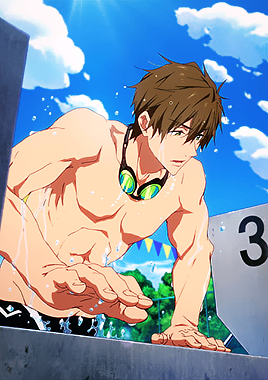 sportsanimedaily:Free! -Timeless Medley- || Clear Blue Series ‘Splash Water ver.’