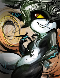 te4moon:  celebratory midna drawing!   Midna