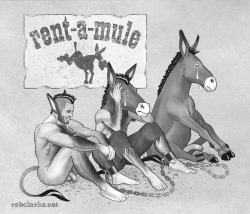robclarke:  “Beat Him Like a Rented Mule”, 2013Last time I checked, the Avis Rent-a-Mules were looking a little threadbare.