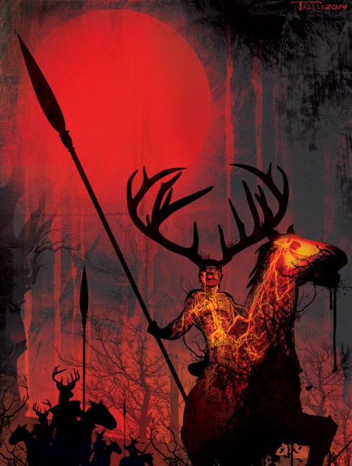 bloodedcelt:Wild Hunt by TomKellyART