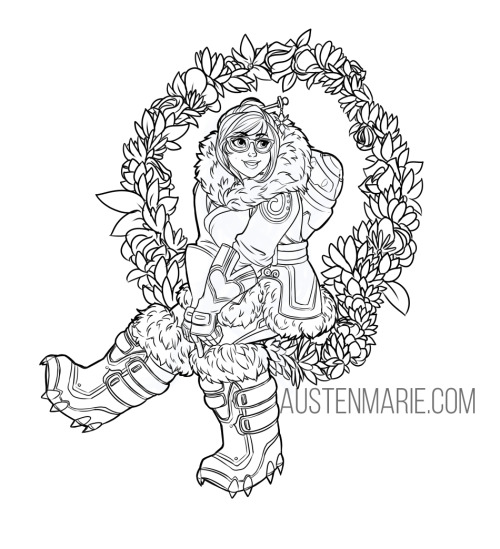 austenmarieillustration: Mei WIP Lineart