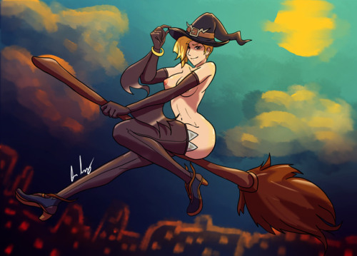 kaydrawthenude:Witch mercy for Halloween porn pictures