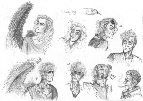 Just Doodling My Favorite Characters Of Good Omens