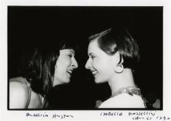 Maryjopeace:  Jean Pigozzi | Anjelica Huston And Isabella Rossellini | Cannes | 1990Https://Www.nowness.com/Story/Jean-Pigozzis-World