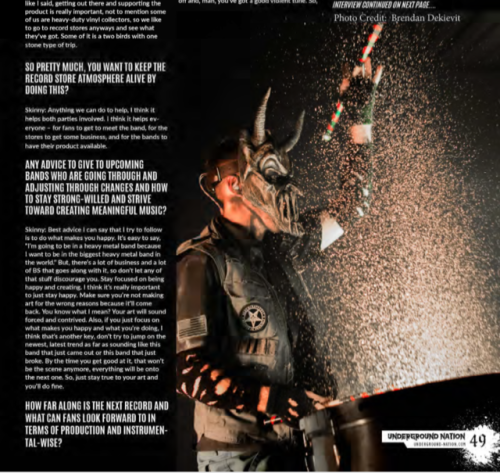 Underground Nation Magazine (Former Horrorcore Magazine) Debut Issue! Cover Story Featuring A 25th A