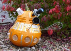 betyerbeckyb:  My Dalek pumpkin won 3rd place