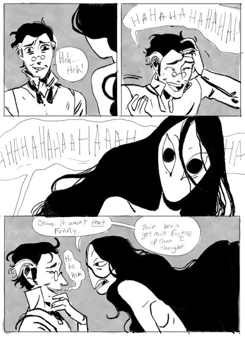 A short comic about laughing