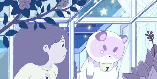 cartoonhangover:  daedalus-trout:  I want a different helmet. But yours is so cute. I don’t want to be cute… Stupid… cute… helmet.  Not weird. AWESOME. We all have a little PuppyCat inside all of us.  » Watch Bee and PuppyCat «