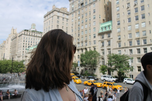 On the steps of the Met.August 10, 2015