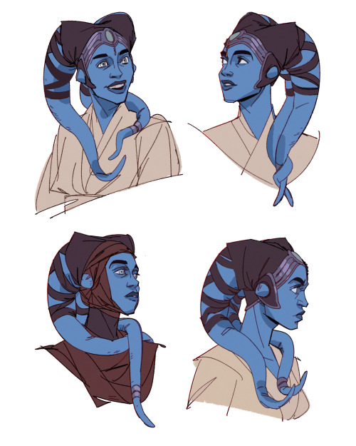 scuttlebuttin: Bringing Eldra Kaitis (x) into my Jedi Maul AU. She’s appear much younger here 