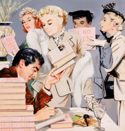 theniftyfifties:  Illustration by Andy Virgil for Collier’s magazine, November 1959    
