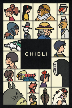 Thoughtsyouforgottohave:  Ghibli Poster By Komboh For Calgary Comic Expo 2013 