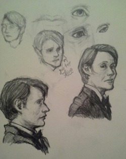 Today I did battle with Mads Mikkelsen&rsquo;s face.