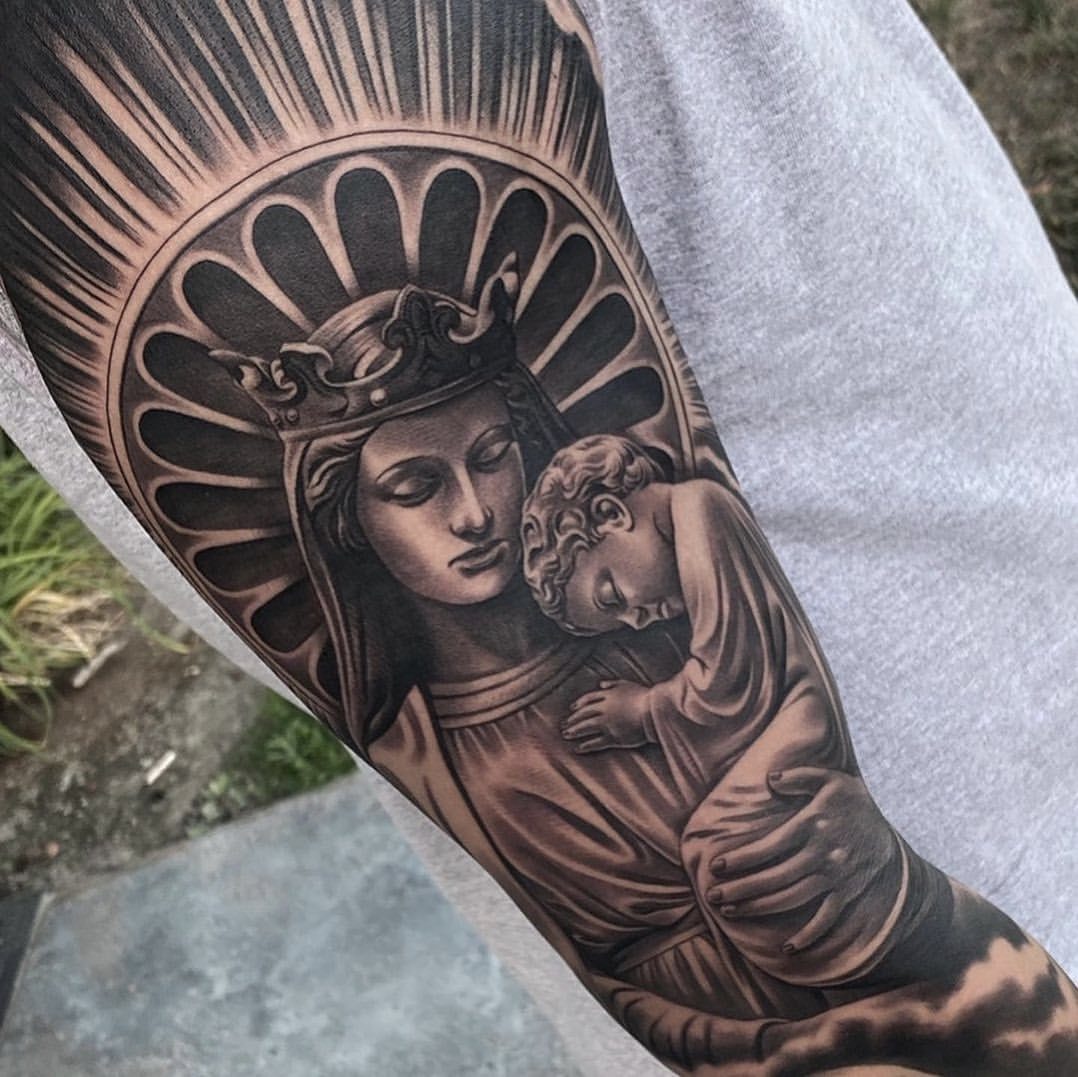 Top 101 Virgin Mary Tattoo Ideas [2021 Inspiration Guide] | Virgin mary  tattoo, Mary tattoo, Chest tattoo